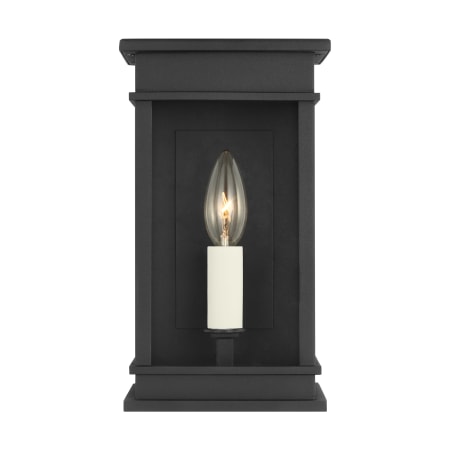 Visual Comfort Cupertino 16" Tall Outdoor Wall Sconce Textured Black
