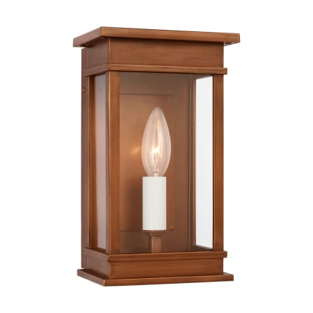 Visual Comfort Cupertino 10" Tall Outdoor Wall Sconce Natural Copper