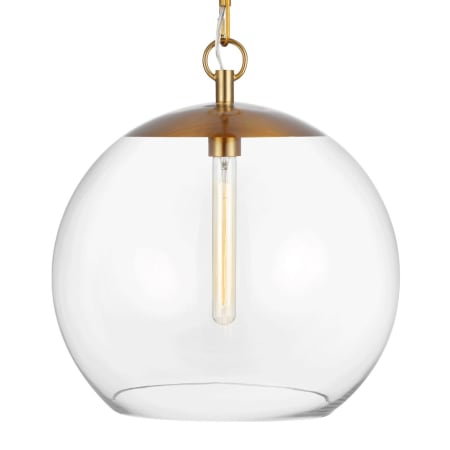 Visual Comfort Atlantic 16" Wide Pendant Burnished Brass