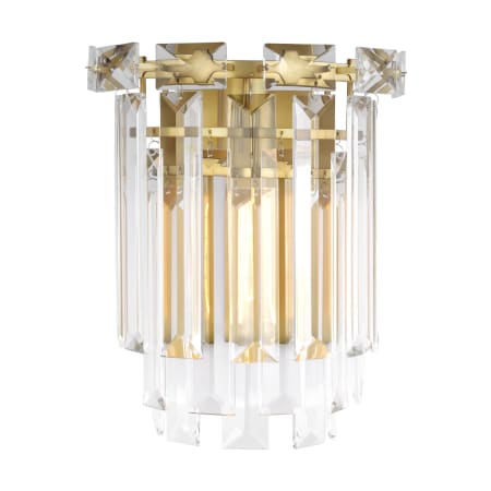 Visual Comfort Arden 13" Tall Bathroom Sconce Burnished Brass