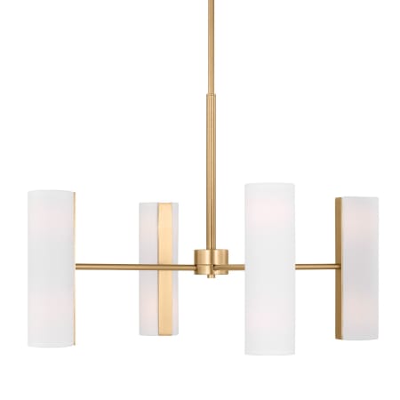 Visual Comfort Capalino 8-Light Large Chandelier by Drew & Jonathan Satin Brass
