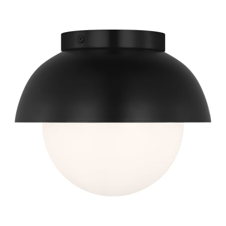 Visual Comfort Hyde 1-Light Medium Flush Mount by Drew & Jonathan Midnight Black