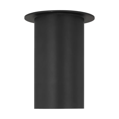 Visual Comfort Archer 1-Light Small Flush Mount by Drew & Jonathan Midnight Black
