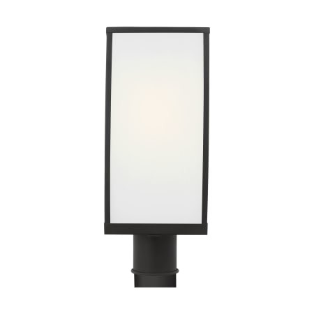 Visual Comfort Howell 1-Light Medium Post Lantern by Drew & Jonathan Textured Black