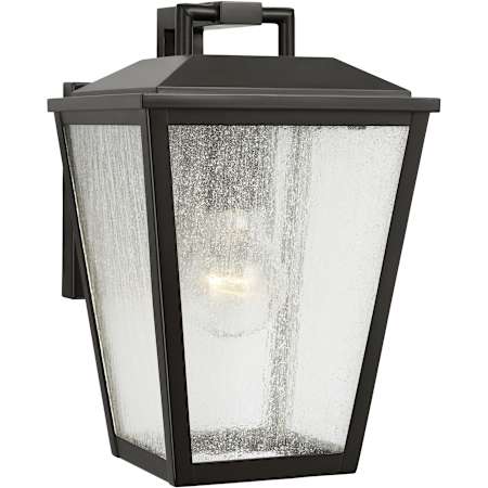 Visual Comfort Kennewick 10" Tall Outdoor Wall Sconce with Clear Seedy Glass Panels Antique Bronze