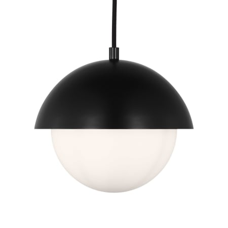 Visual Comfort Hyde 1-Light Small Pendant by Drew & Jonathan Midnight Black