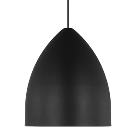 Visual Comfort Huron 1-Light Medium Pendant by Drew & Jonathan Midnight Black