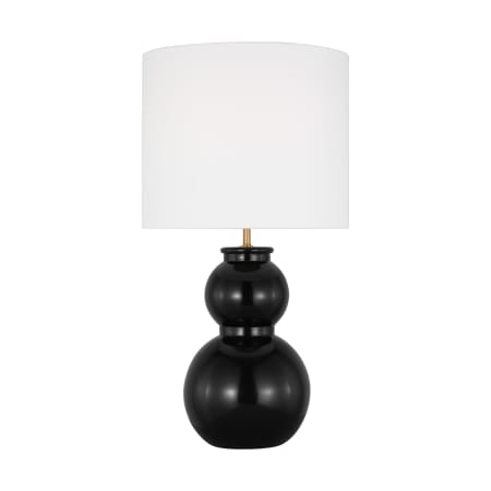 Visual Comfort Buckley 1-Light Medium Table Lamp by Drew & Jonathan Gloss Black