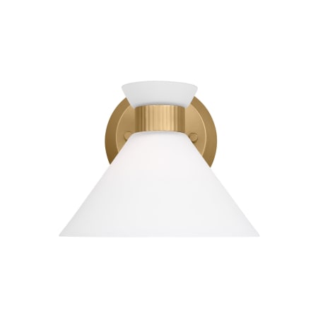 Visual Comfort Belcarra 1-Light Vanity by Drew & Jonathan Satin Brass