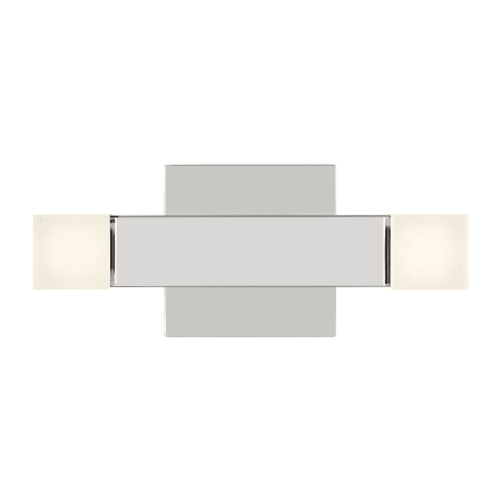Visual Comfort Brander Medium Vanity by Drew & Jonathan Chrome