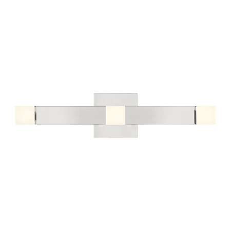 Visual Comfort Brander Large Vanity by Drew & Jonathan Chrome