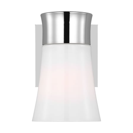 Visual Comfort Roy 1-Light Small Vanity by Drew & Jonathan Chrome