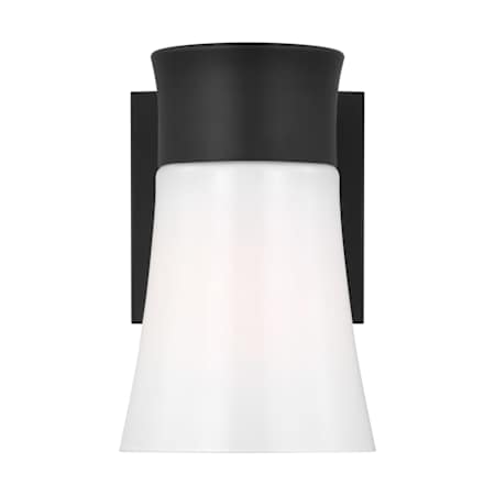 Visual Comfort Roy 1-Light Small Vanity by Drew & Jonathan Midnight Black