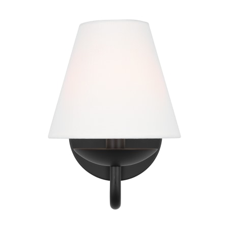 Visual Comfort Albion 1-Light Small Sconce by Drew & Jonathan Midnight Black