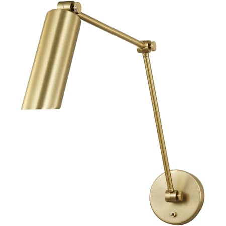 Visual Comfort Frasar 11" Tall 2 Arm Adjustable Bathroom Sconce Satin Brass