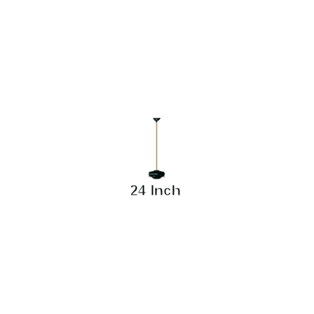 Visual Comfort 24" Downrod for Ceiling Fans Matte Black