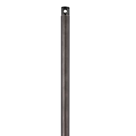 Visual Comfort 18" Ceiling Fan Downrod for 10' Ceilings Aged Pewter