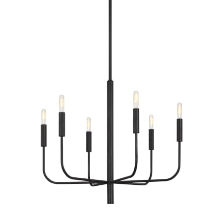 Visual Comfort Brianna 6 Light 24" Wide Chandelier Aged Iron