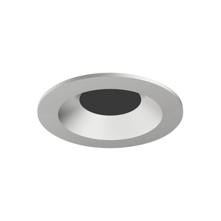 Visual Comfort Entra 3" Round Flanged Bevel Shower Recessed Trim Silver