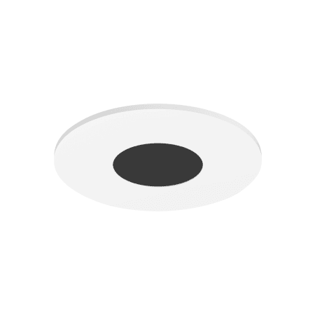 Visual Comfort Entra 3" Round Flanged Flat Recessed Trim White
