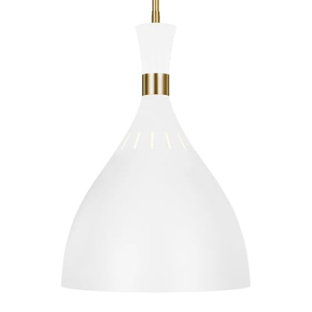 Visual Comfort Joan 12" Wide Pendant Matte White