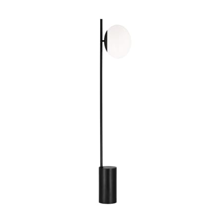 Visual Comfort Lune 66" Tall Buffet Floor Lamps Aged Iron