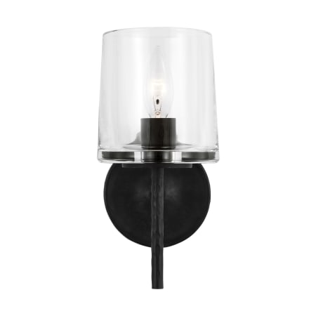 Visual Comfort Marietta 10" Tall Bathroom Sconce Aged Iron