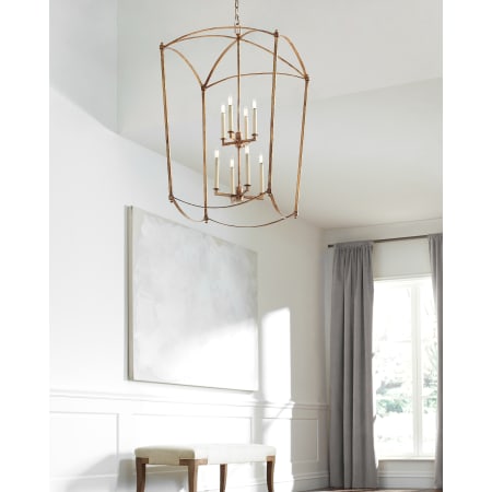 Visual Comfort F3324/8ADB Thayer 8 Light 24" Wide Taper Candle Style ...