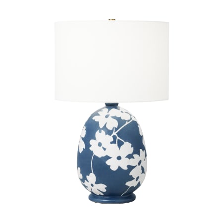 Visual Comfort Lila 23" Tall LED Accent Table Lamp Semi Matte Navy Blue