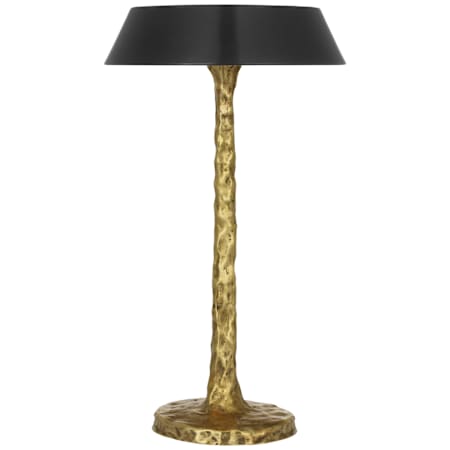Visual Comfort Ilosi 12" Tall LED Buffet Table Lamp with Bronze Shade Hand-Rubbed Antique Brass