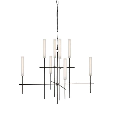 Visual Comfort Fay 32" Wide LED Chandelier Bronze / Frosted Glass