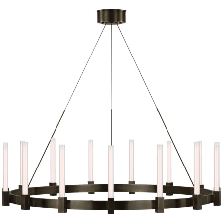 Visual Comfort Mafra 42" Wide LED Ring Chandelier Bronze