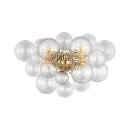 Visual Comfort Talia 5 Light 18" Tall Wall Sconce Burnished Silver Leaf