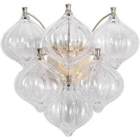 Visual Comfort Caselli 15" Tall Wall Sconce Burnished Silver Leaf