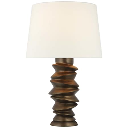 Visual Comfort Karissa 29" Tall Buffet Table Lamp Antique Bronze Leaf