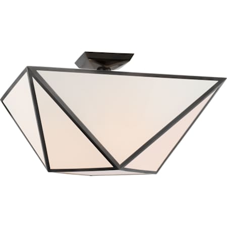 Visual Comfort Lorino 20" Wide Semi-Flush Ceiling Fixture Bronze