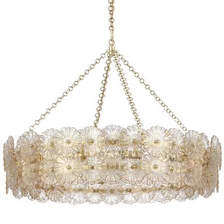 Visual Comfort Gianna 12 Light 36" Wide Ring Chandelier Gild