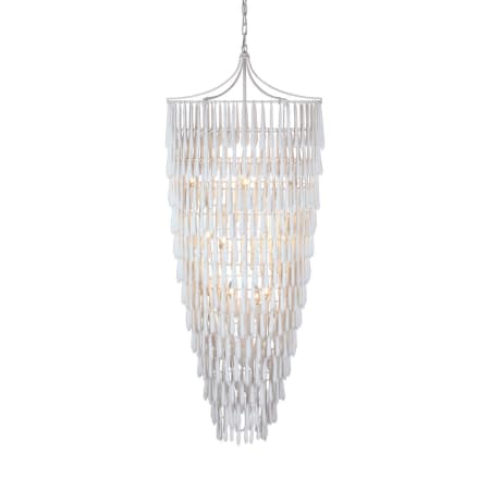 Visual Comfort Vacarro 12 Light 25" Wide Abstract Chandelier Plaster White