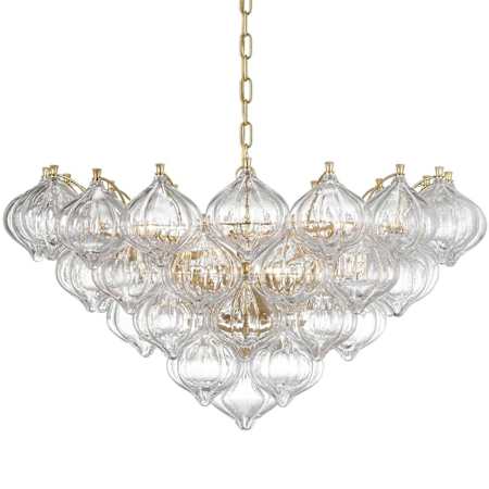 Visual Comfort Caselli 9 Light 36" Wide Chandelier Gild