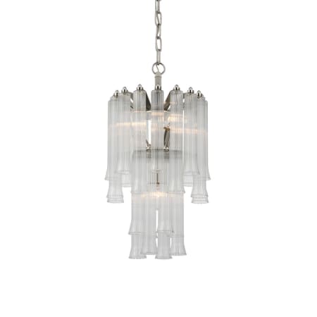 Visual Comfort Lorelei 4 Light 12" Wide Empire Chandelier Polished Nickel