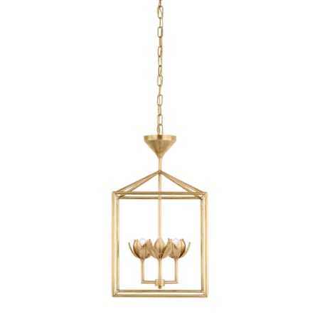 Visual Comfort Alberto 3 Light 14" Wide Pendant Antique-Burnished Brass