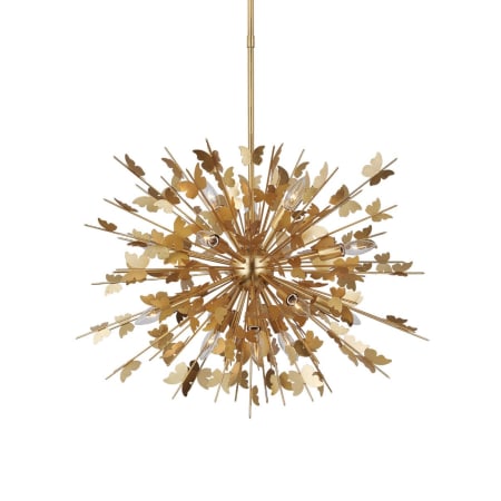 Visual Comfort Farfalle 14 Light 30" Wide Abstract Sputnik Chandelier Gild