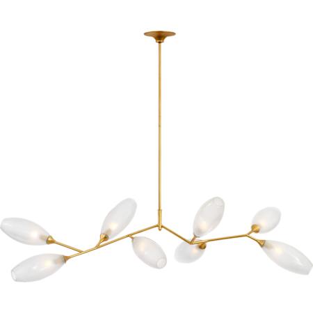 Visual Comfort Toscano 8 Light 61" Wide Sputnik Chandelier Gild