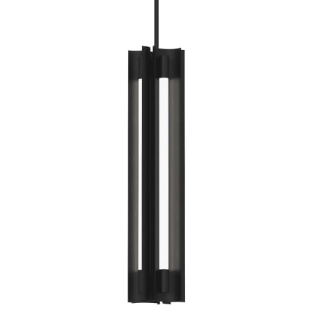 Visual Comfort Carson 5" Wide LED Mini Pendant Midnight Black