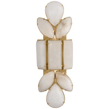 Visual Comfort Lloyd 2 Light 19" Tall Wall Sconce Soft Brass / Alabaster