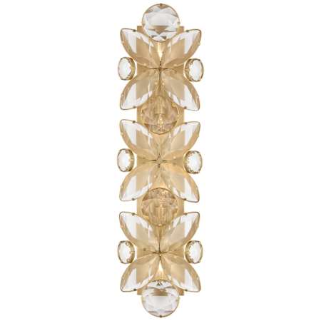 Visual Comfort Lloyd 4 Light 26" Tall Wall Sconce Soft Brass / Crystal
