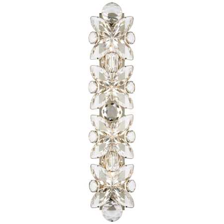 Visual Comfort Lloyd 4 Light 34" Tall Wall Sconce Polished Nickel / Crystal