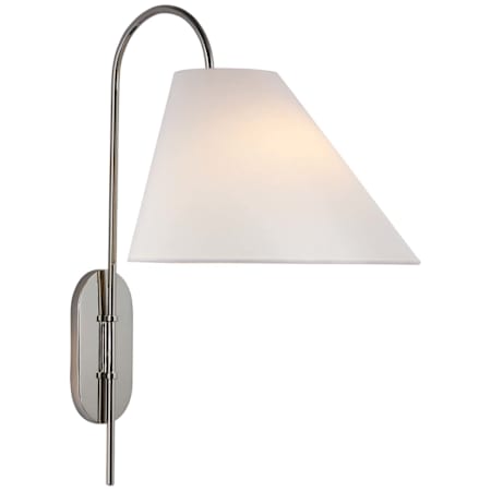 Visual Comfort Kinsley 28" Tall Wall Sconce Polished Nickel
