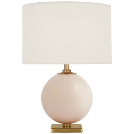 Visual Comfort Elsie 13" Tall LED Vase Table Lamp Blush / Linen