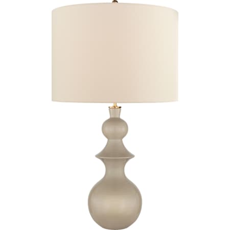Visual Comfort Saxon 38" Table Lamp by kate spade NEW YORK Dove Grey
